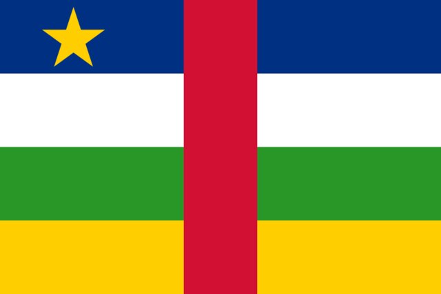 Central African Republic flag
