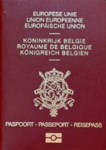 Belgium passport